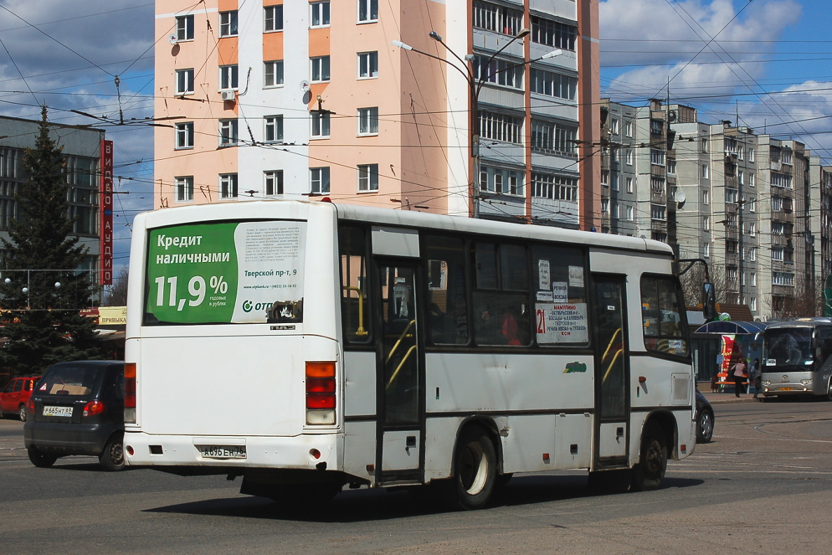 Тверская область, ПАЗ-320402-03 № А 696 ЕН 76