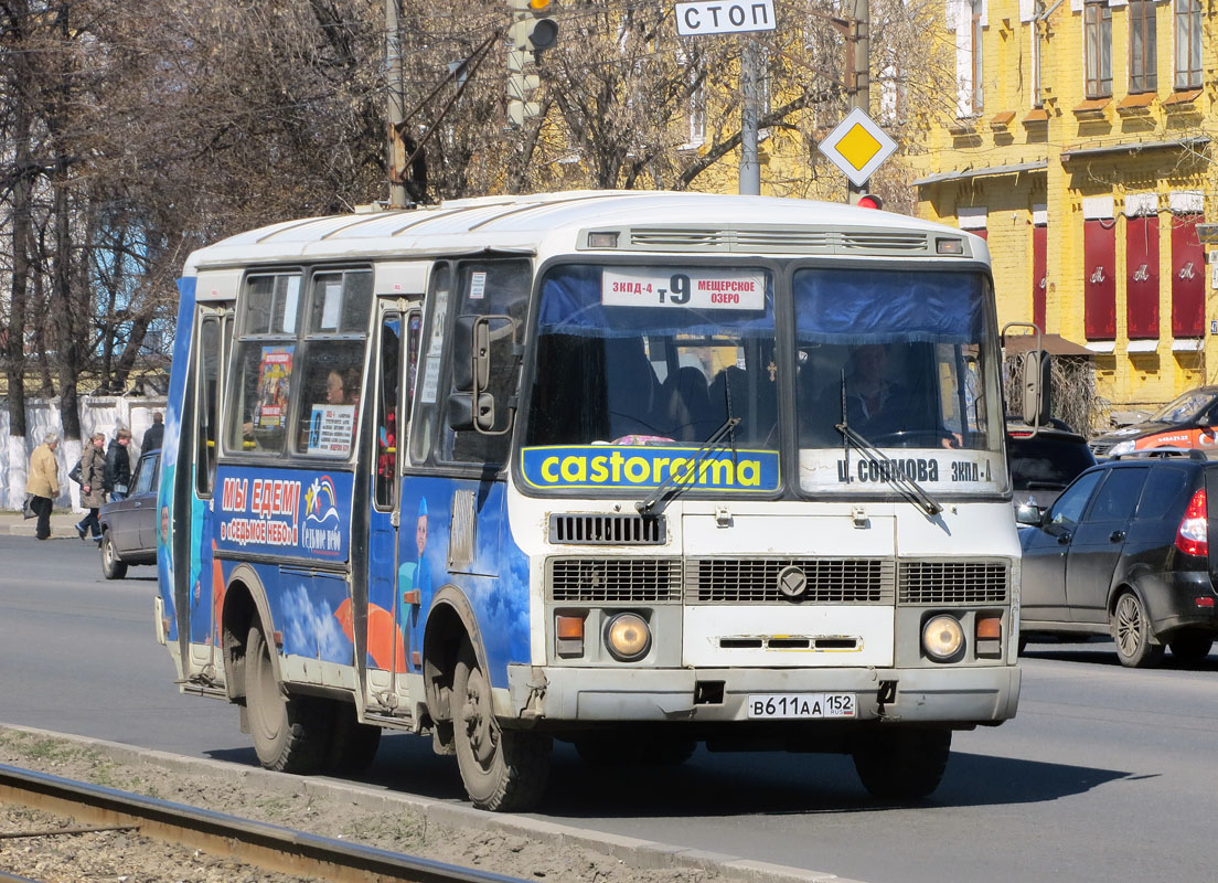 Нижегородская область, ПАЗ-32054 № В 611 АА 152