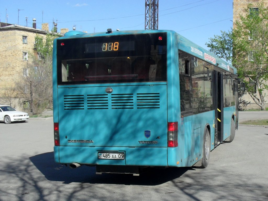 Карагандинская область, Yutong ZK6118HGA № 485 AA 09