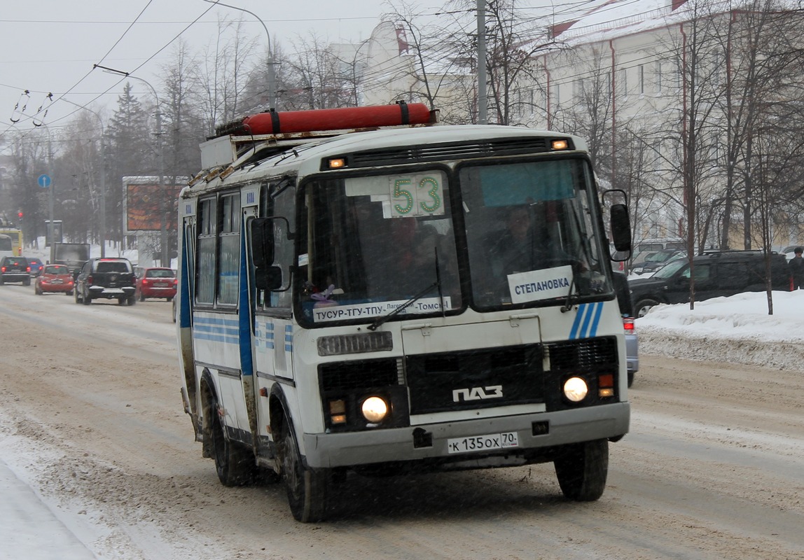 Томская область, ПАЗ-32054 № К 135 ОХ 70