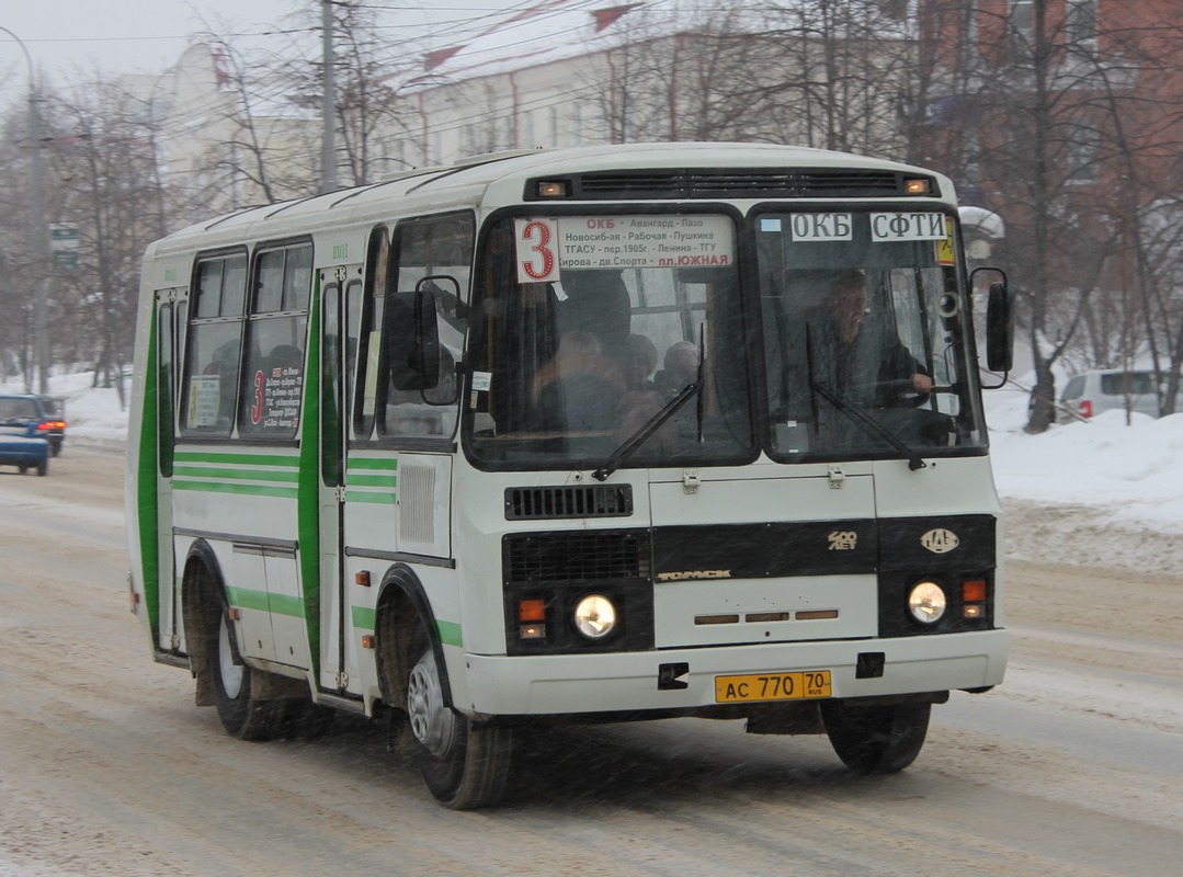 Томская область, ПАЗ-32054 № АС 770 70