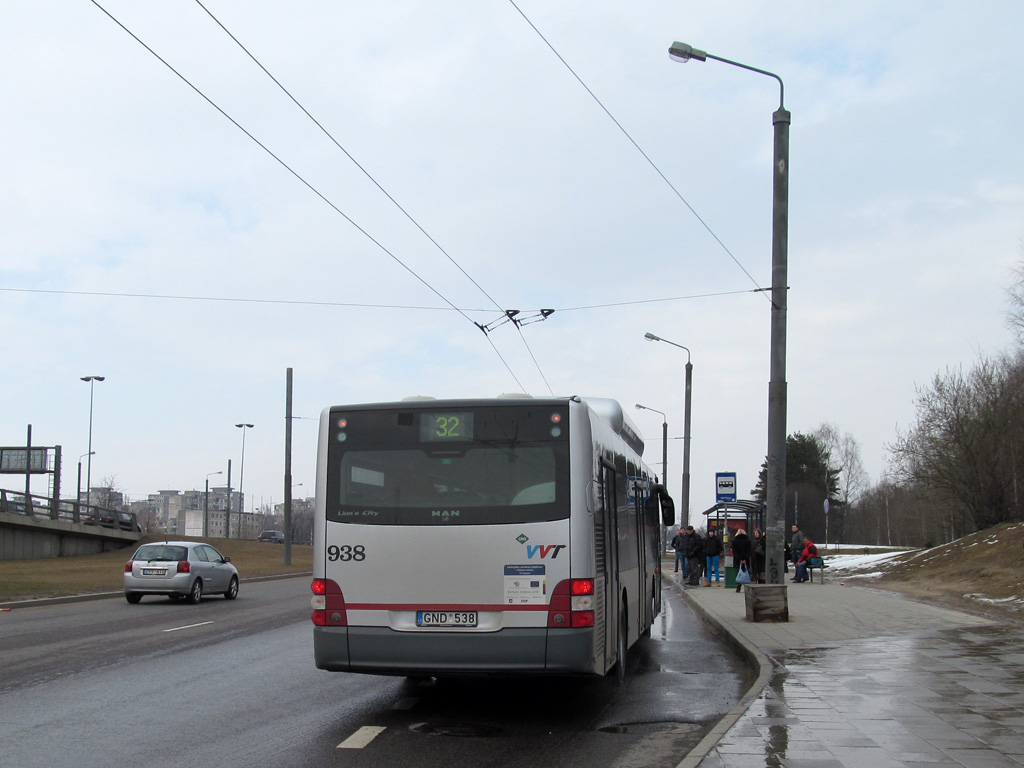 Литва, MAN A21 Lion's City NL273 CNG № 938