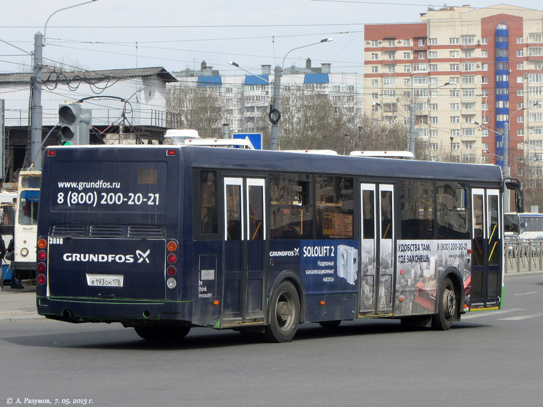 Санкт-Петербург, ЛиАЗ-5293.60 № 3680