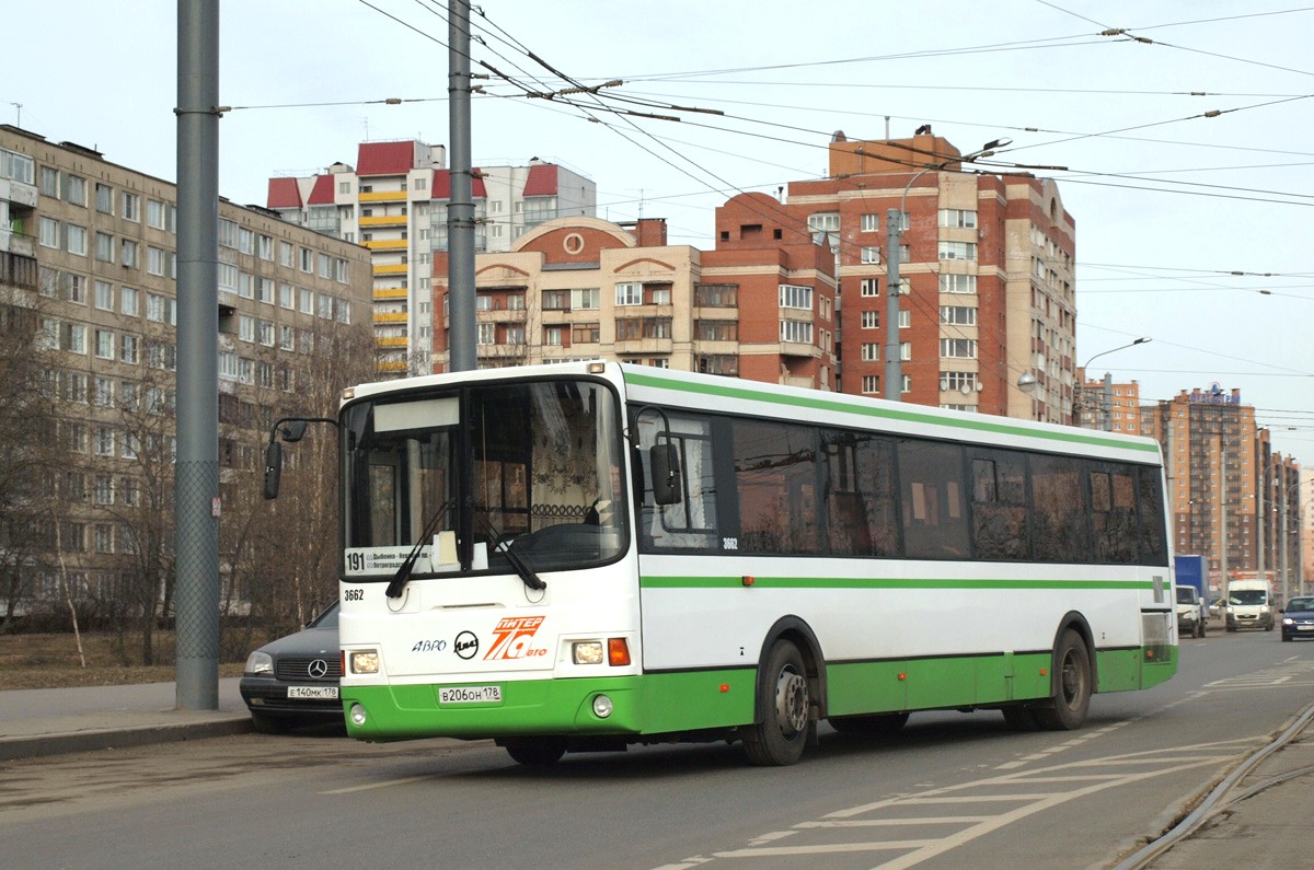 Санкт-Петербург, ЛиАЗ-5293.60 № 3662