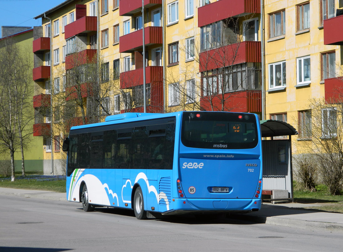 Эстония, Irisbus Crossway LE 12M № 702; Эстония — Ida-Virumaa — Автобусные станции, конечные остановки, площадки, парки, разное