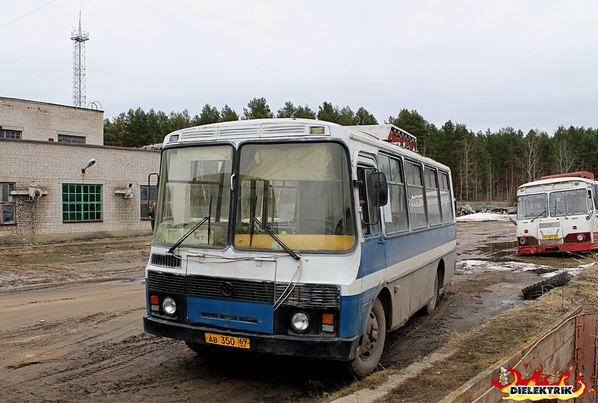 Тверская область, ПАЗ-32051 № АВ 350 69