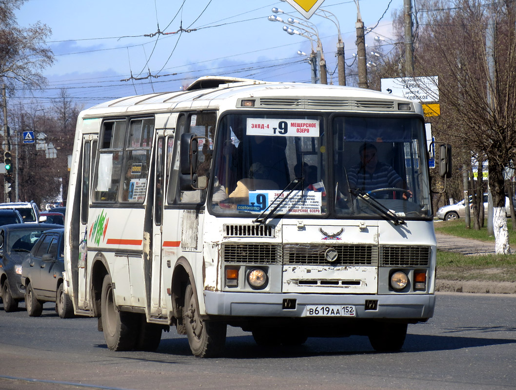 Нижегородская область, ПАЗ-32054 № В 619 АА 152