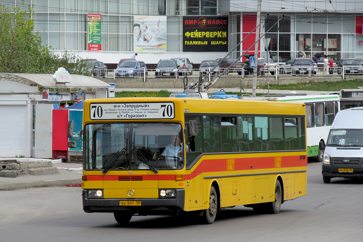 Пензенская область, Mercedes-Benz O405 № АХ 047 58