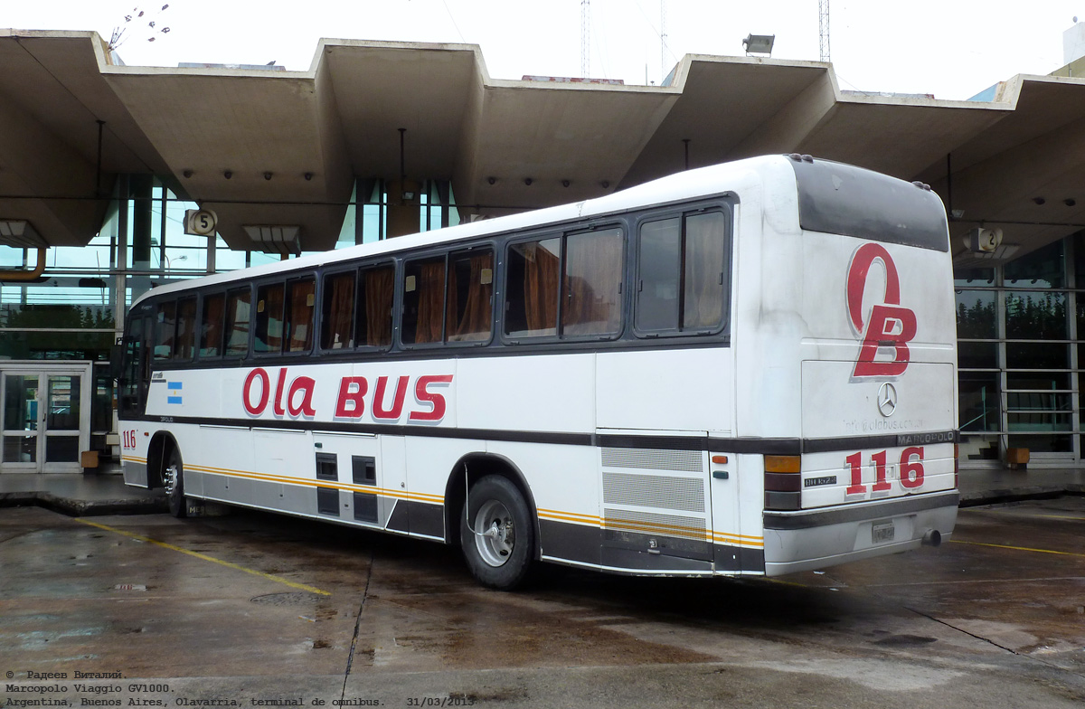 Аргентина, Marcopolo Viaggio GV 1000 № 116