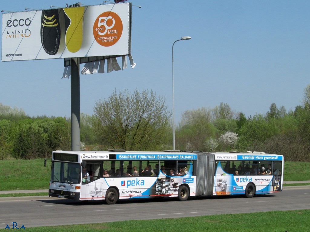 Литва, Mercedes-Benz O405GN № 512