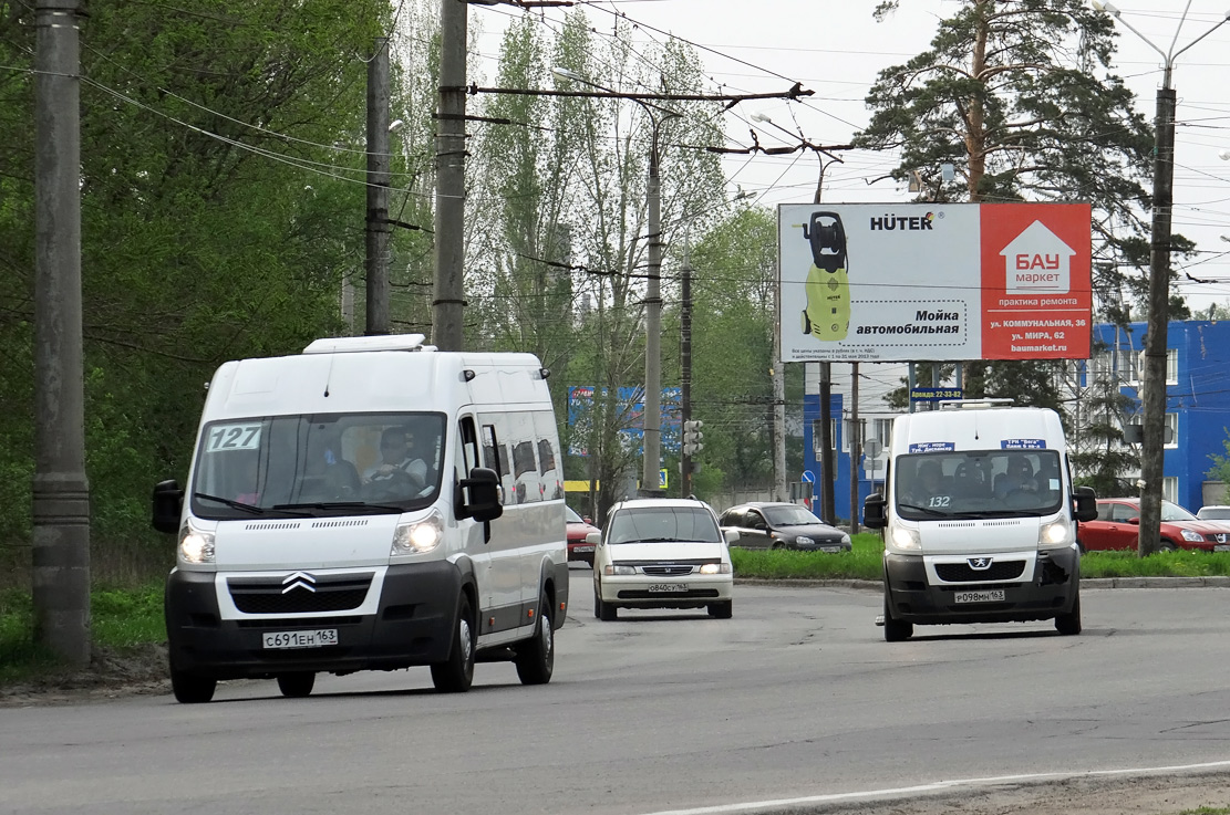 Самарская область, Нижегородец-2227W (Citroёn Jumper) № С 691 ЕН 163; Самарская область, IRITO Boxer L4H2 (Z8P) № Р 098 МН 163