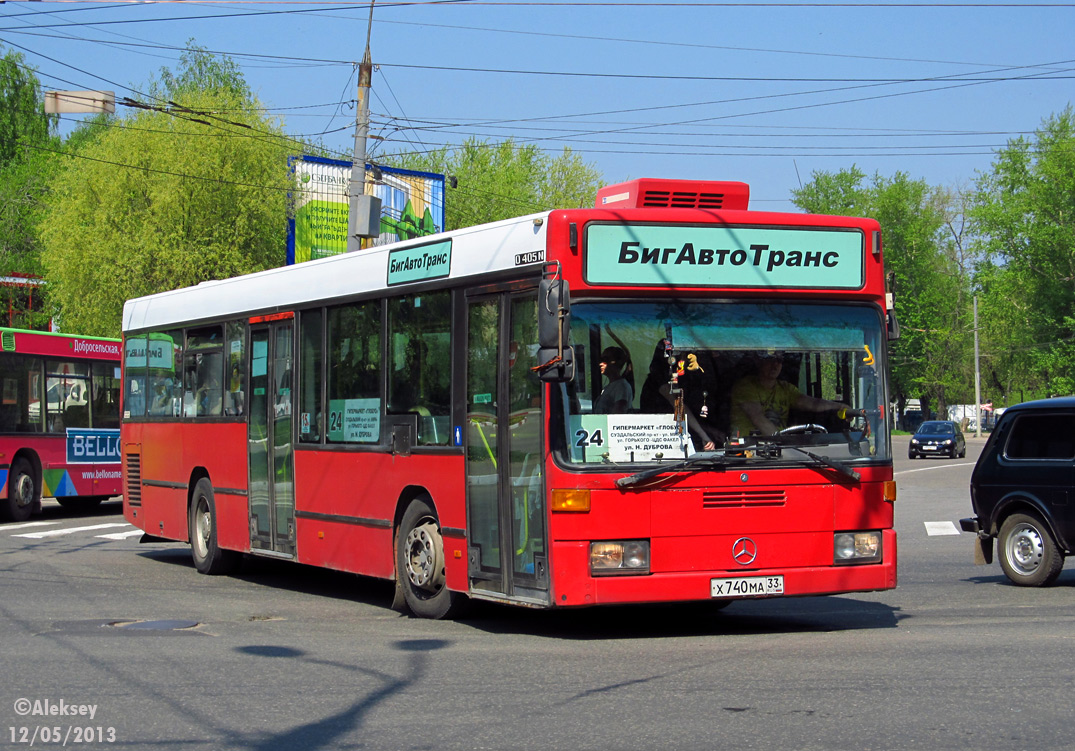 Vladimir region, Mercedes-Benz O405N2 č. Х 740 МА 33