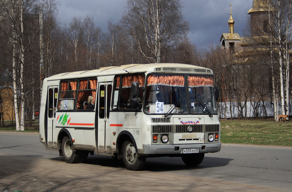 Архангельская область, ПАЗ-32054 № 3709