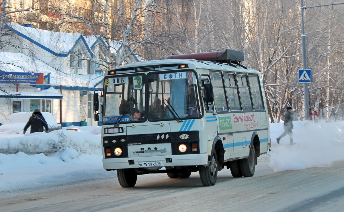 Томская область, ПАЗ-32054 № К 791 ВК 70