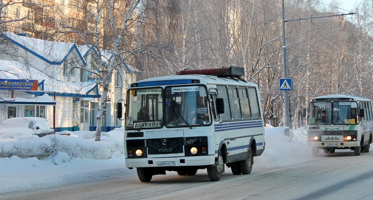 Томская область, ПАЗ-32051-110 № В 689 ОЕ 70