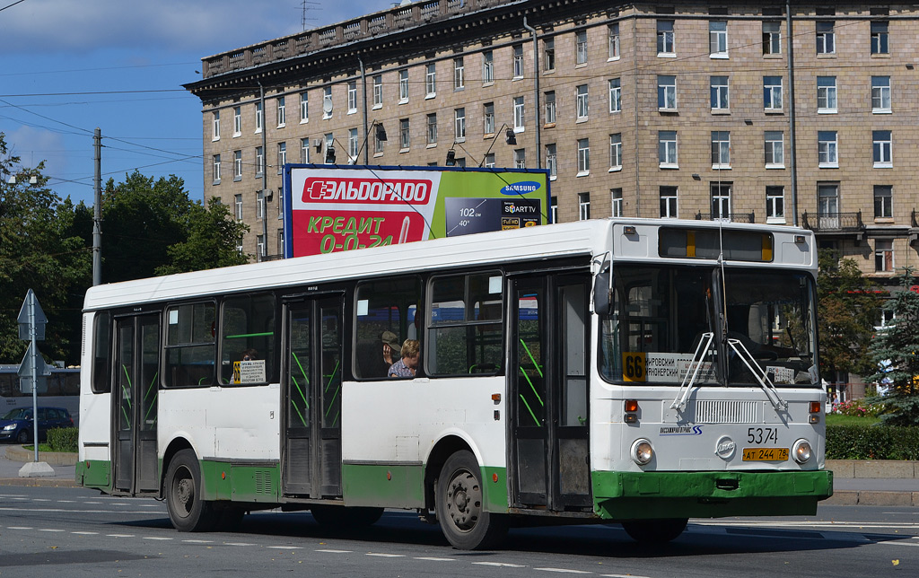 Санкт-Петербург, ЛиАЗ-5256.25 № 5374