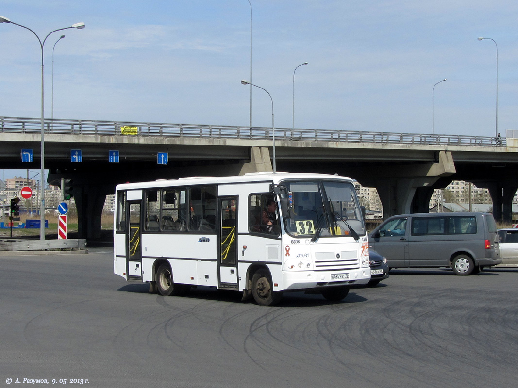 Санкт-Петербург, ПАЗ-320402-05 № 8896