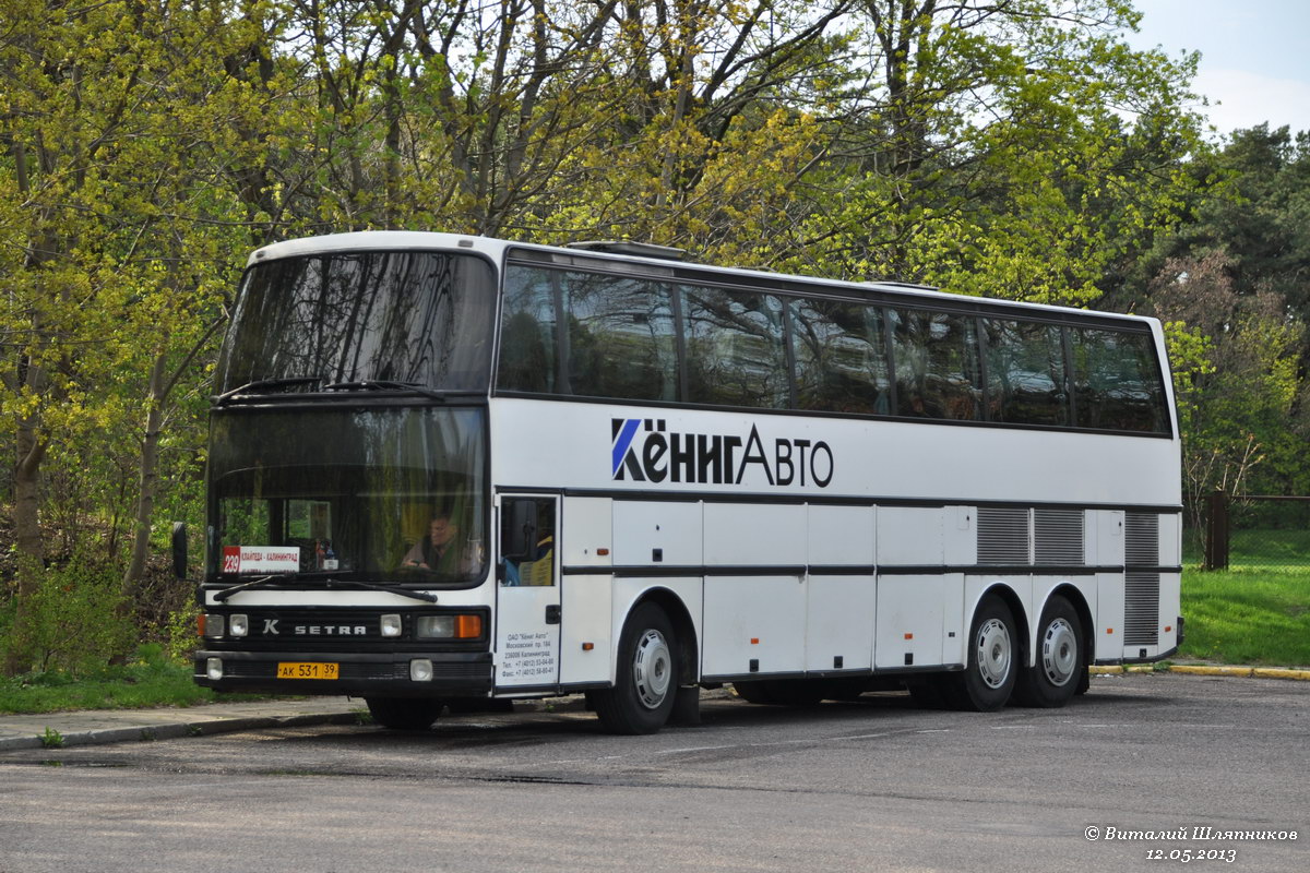 Калінінградская вобласць, Setra S216HDS № АК 531 39