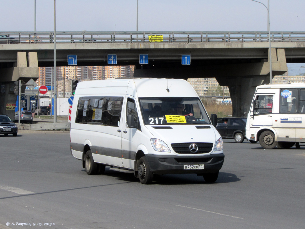 Санкт-Петербург, Луидор-22360C (MB Sprinter) № В 752 КВ 178