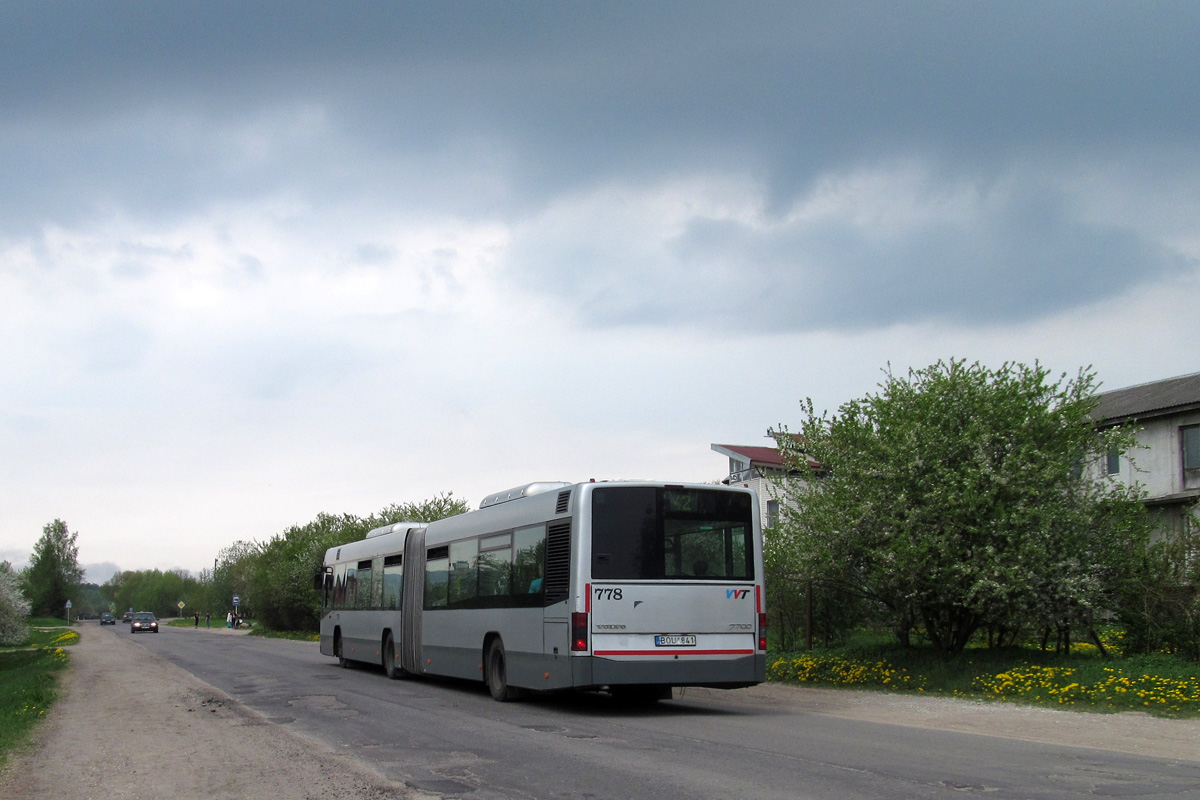 Литва, Volvo 7700A № 778