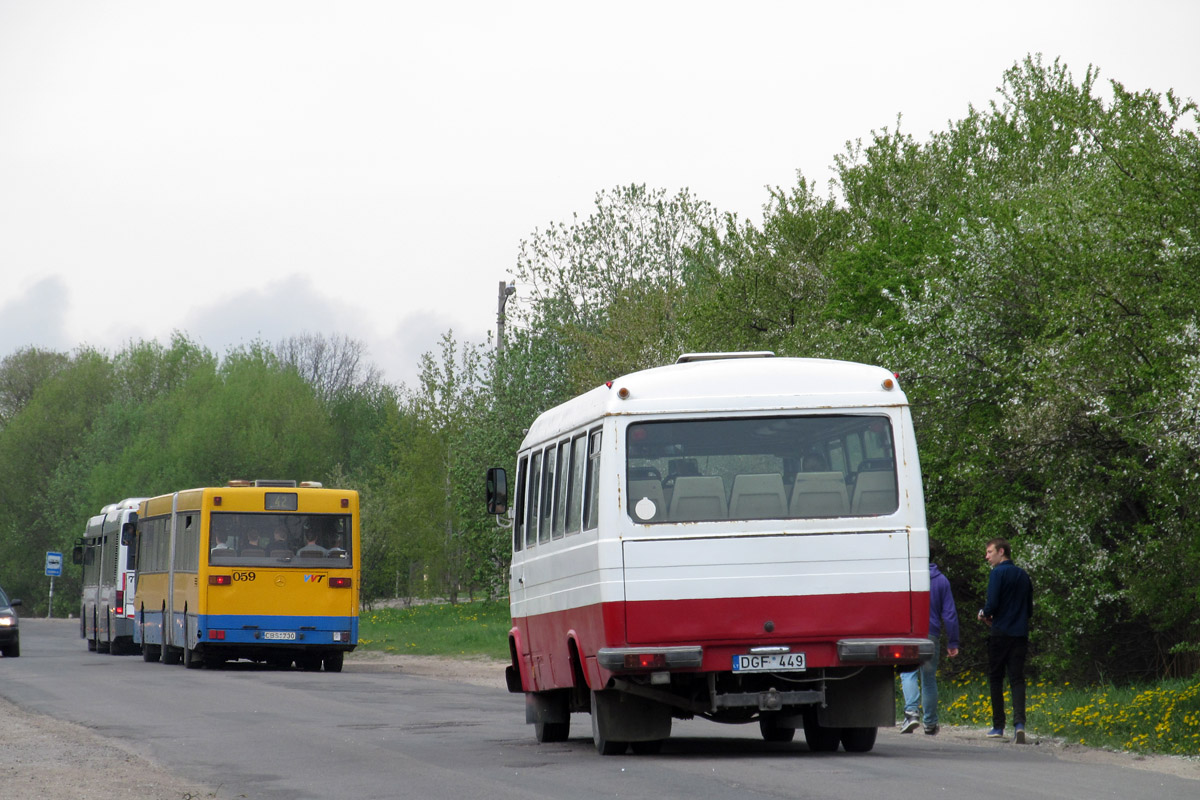 Litvánia, Mercedes-Benz O405GN sz.: 059; Litvánia, Mercedes-Benz O309D sz.: DGF 449