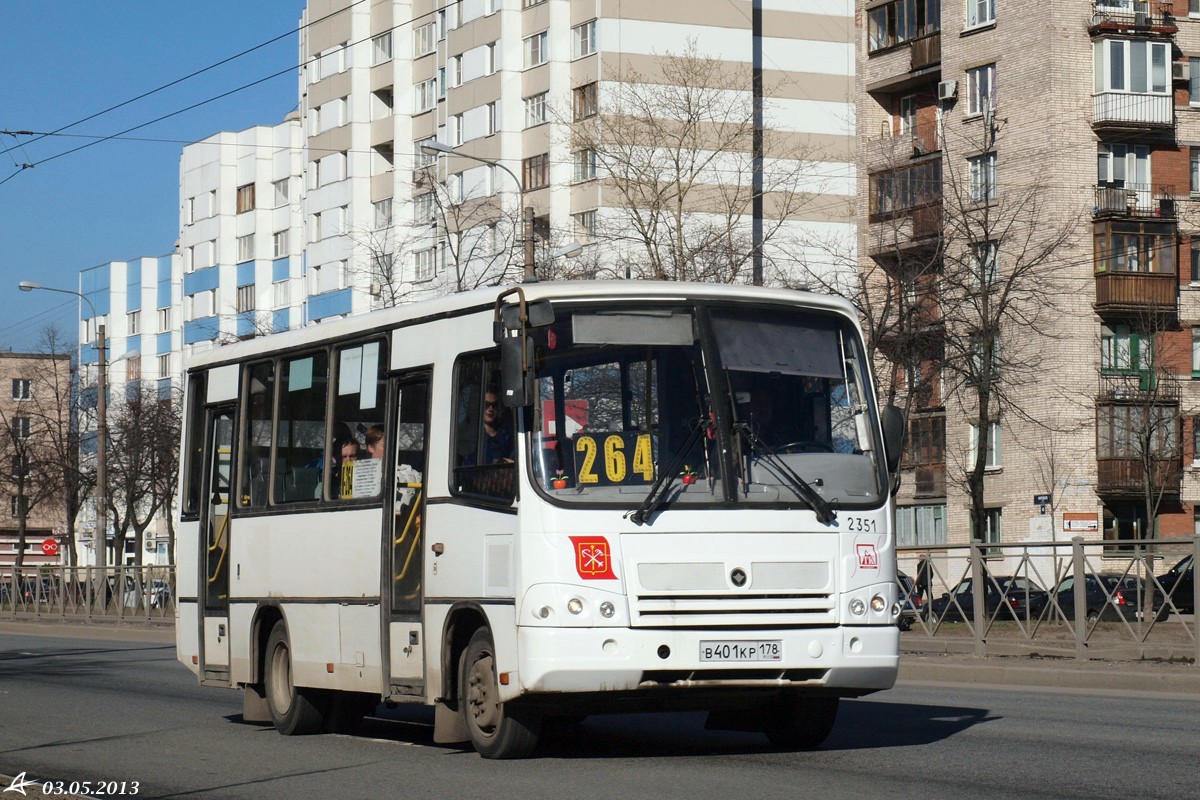 Санкт-Петербург, ПАЗ-320402-05 № n351