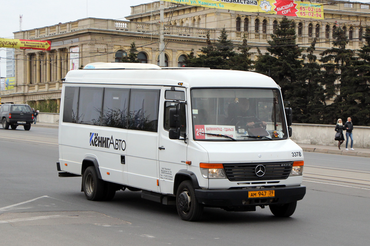 Калининградская область, Mercedes-Benz Vario 613D № 3378