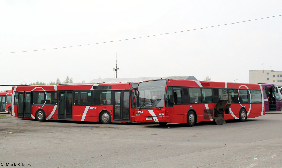 Эстония, Van Hool A300 № 857; Эстония, Van Hool A300 № 858