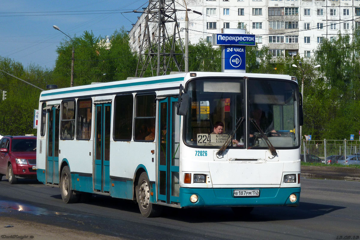 Нижегородская область, ЛиАЗ-5256.26 № 72026