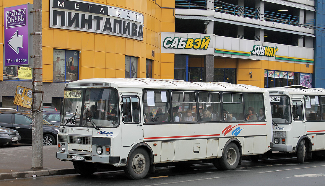 Ленинградская область, ПАЗ-4234 № В 230 СМ 47