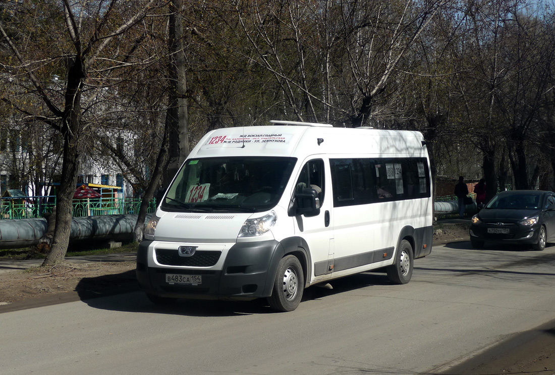 Новосибирская область, Нижегородец-2227SK (Peugeot Boxer) № В 483 СА 154