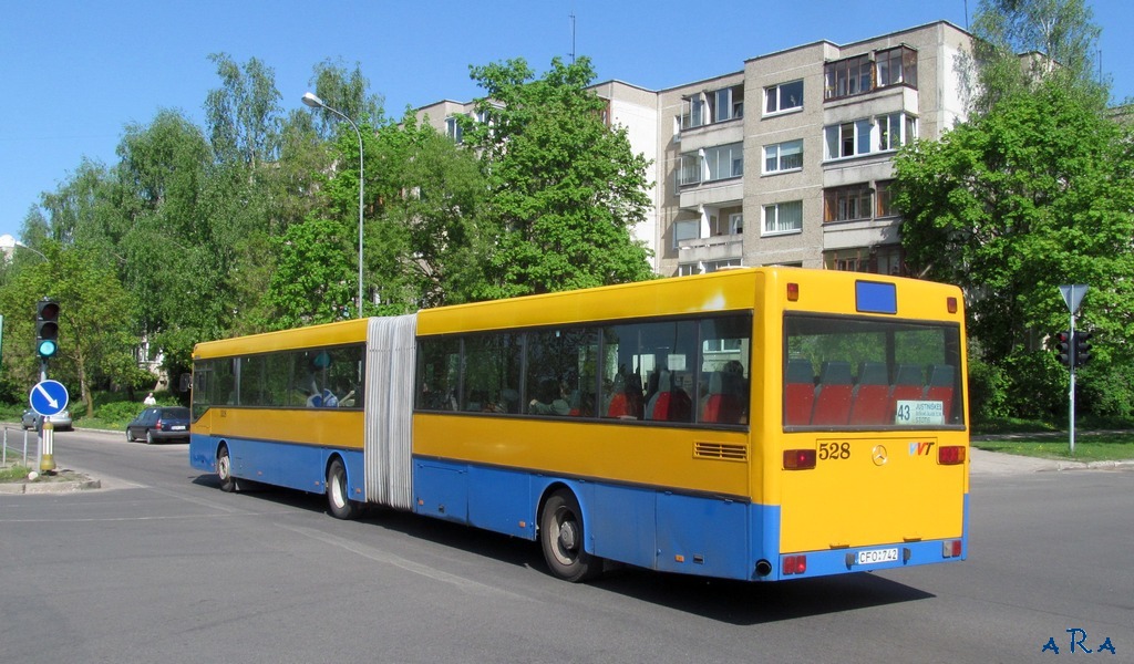 Литва, Mercedes-Benz O405G № 528