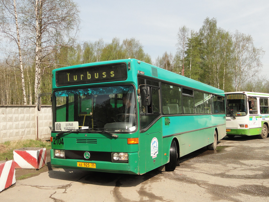 Вологодская область, Mercedes-Benz O407 № 2104