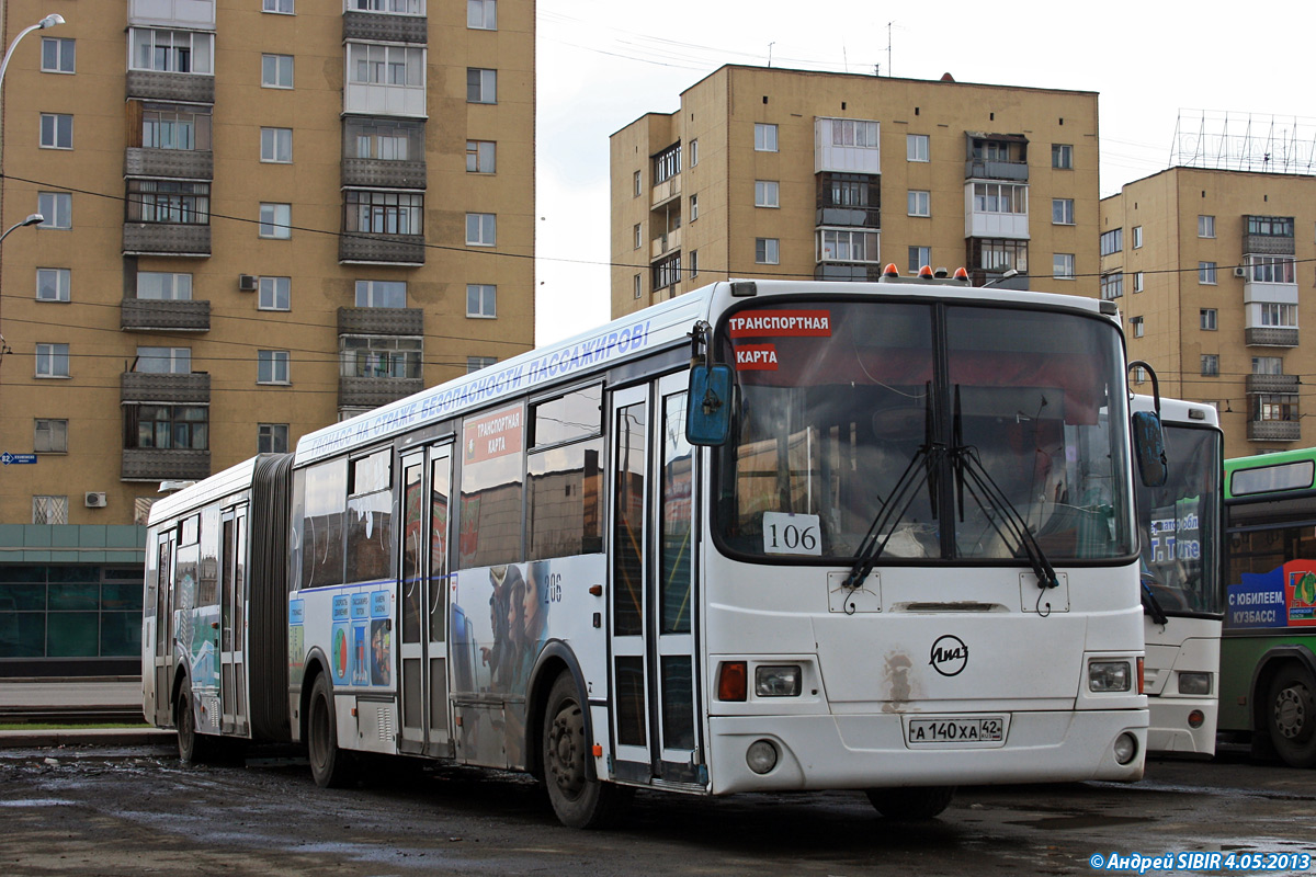 Kemerovo region - Kuzbass, LiAZ-6212.00 Nr. 206