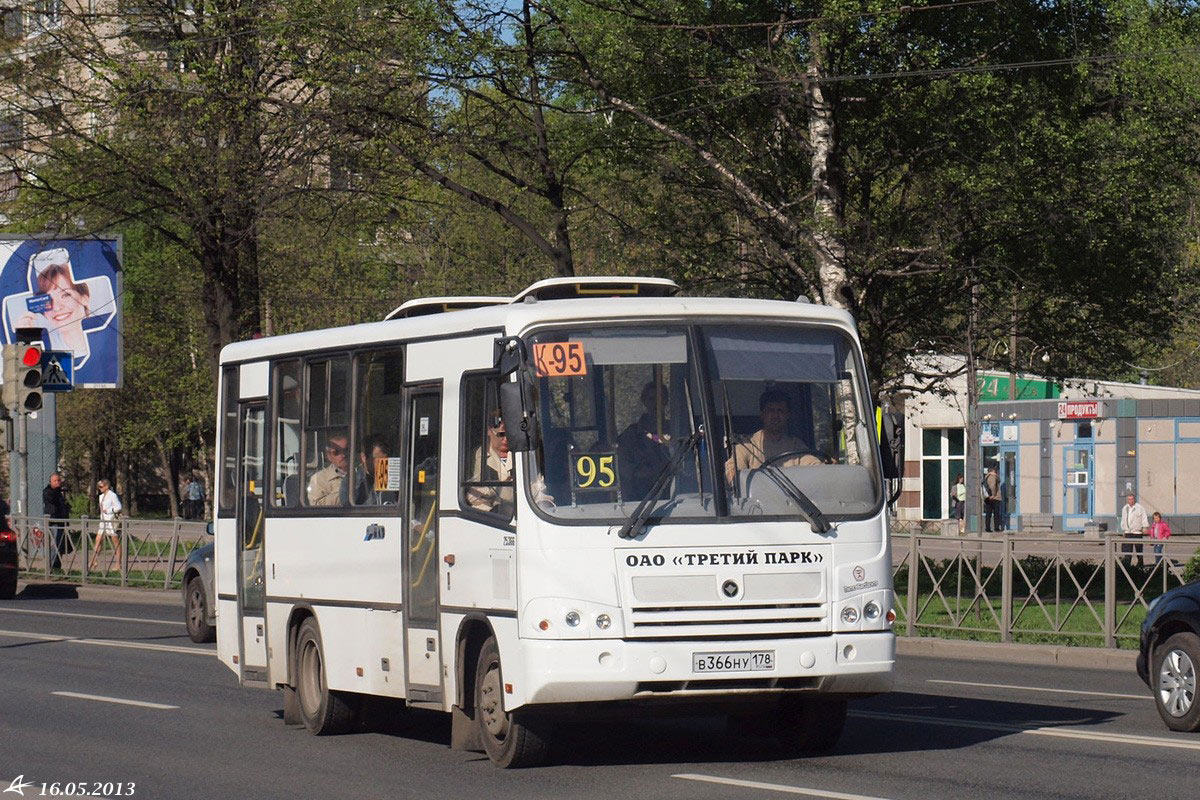 Санкт-Петербург, ПАЗ-320402-05 № В 366 НУ 178