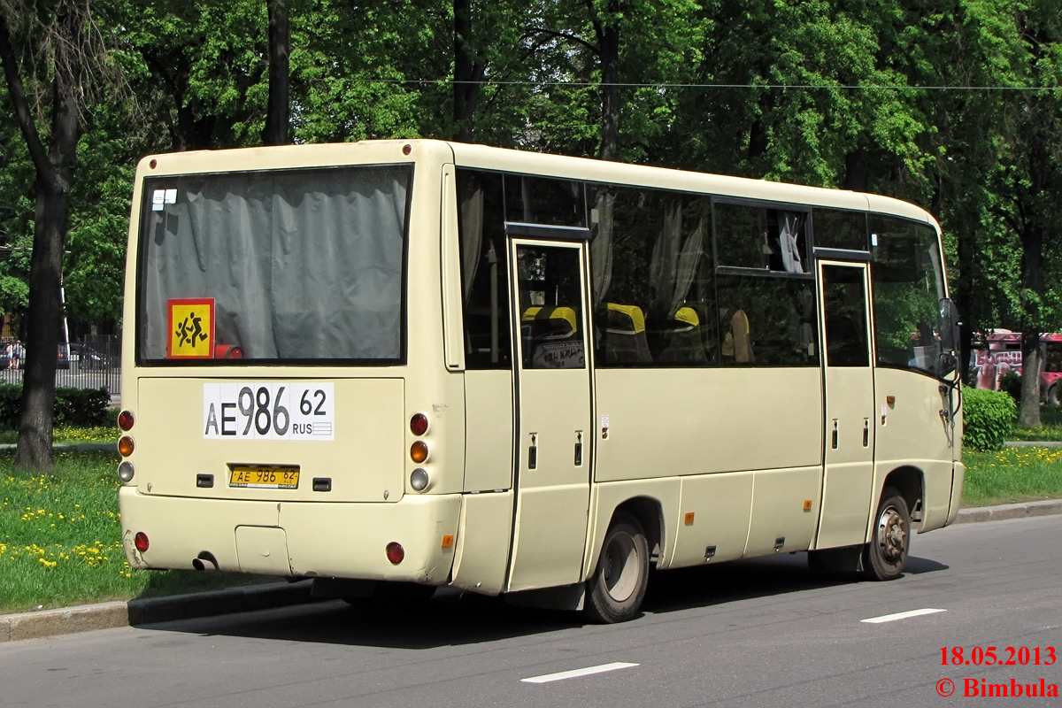 Рязанская область, МАЗ-256.100 № АЕ 986 62