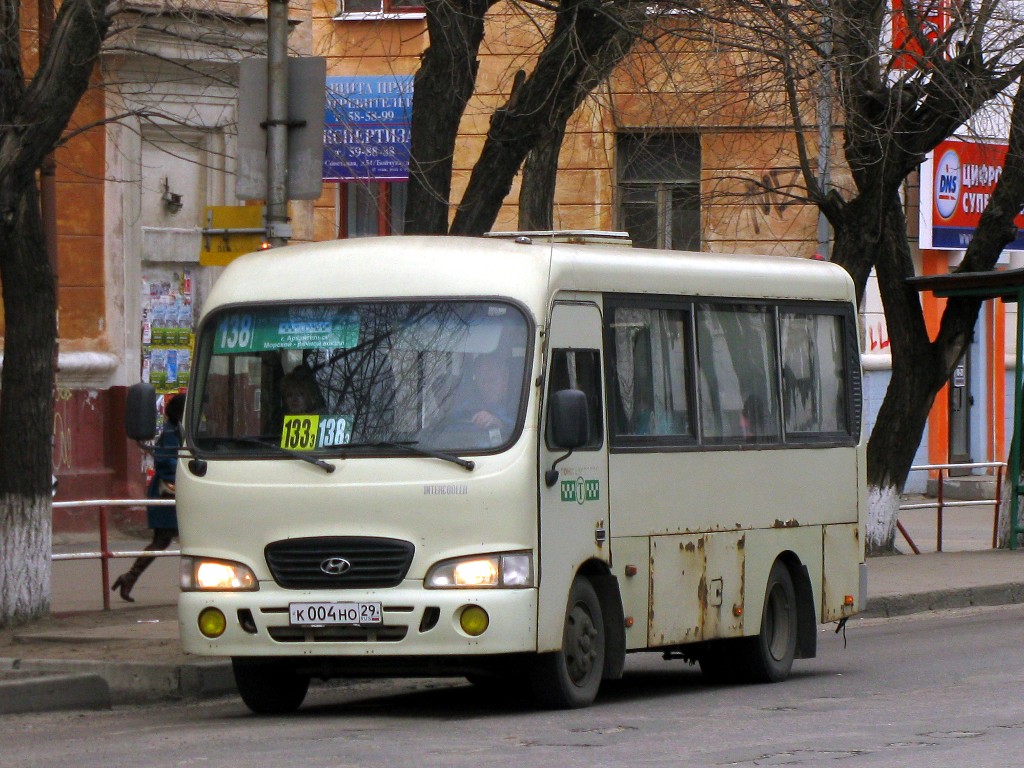 Архангельская область, Hyundai County SWB C08 (РЗГА) № К 004 НО 29