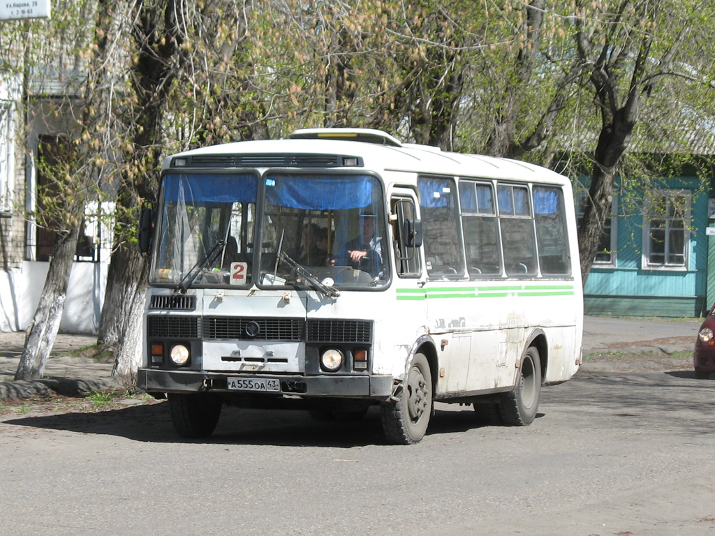 Кировская область, ПАЗ-32054-07 № А 555 ОА 43