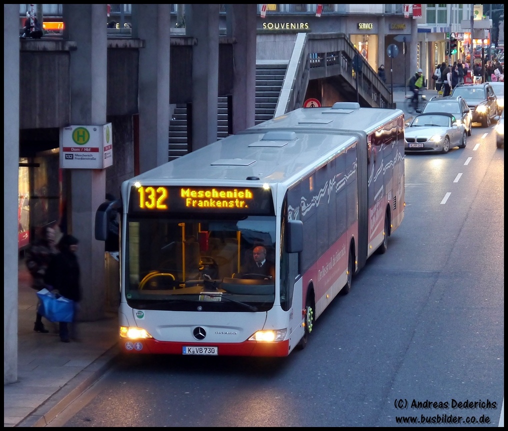 Северный Рейн-Вестфалия, Mercedes-Benz O530G Citaro facelift G № 730