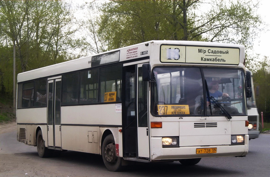 Пермский край, Mercedes-Benz O405 № АТ 728 59