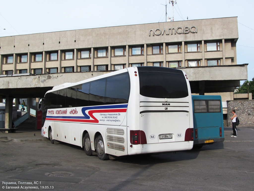 Волгоградская область, MAN R08 Lion's Top Coach RHC414 № С 858 МЕ 34
