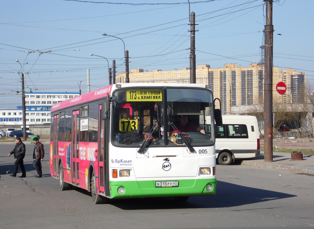 Санкт-Петербург, ЛиАЗ-5293.53 № 005