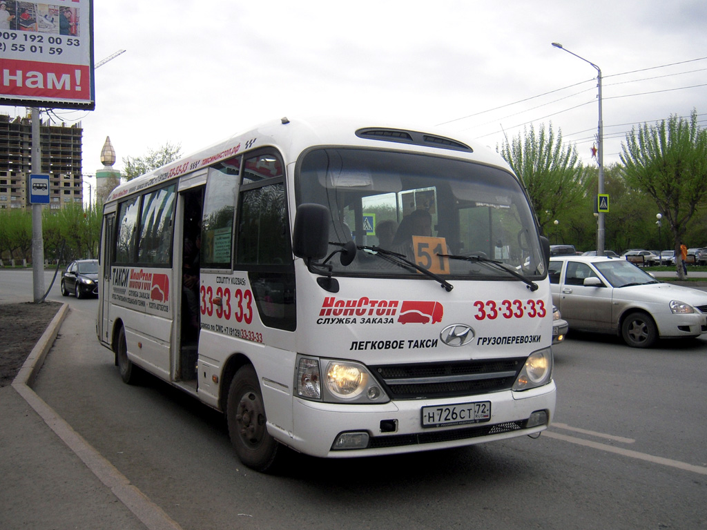 Тюменская область, Hyundai County Kuzbass № Н 726 СТ 72