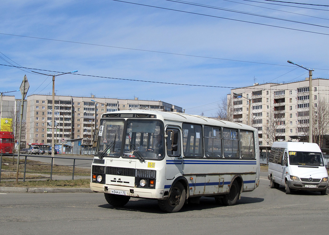 Карелия, ПАЗ-32054 № М 344 АТ 10