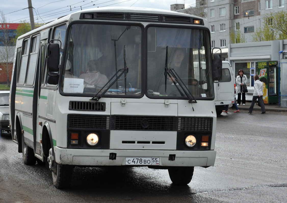 Омская область, ПАЗ-32054 № С 478 ВО 55