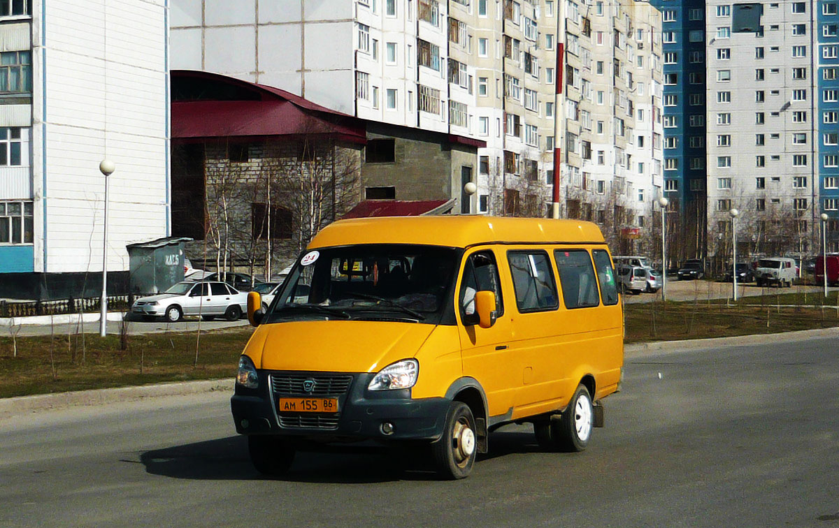 Khanty-Mansi AO, GAZ-322132 (XTH, X96) Nr. АМ 155 86