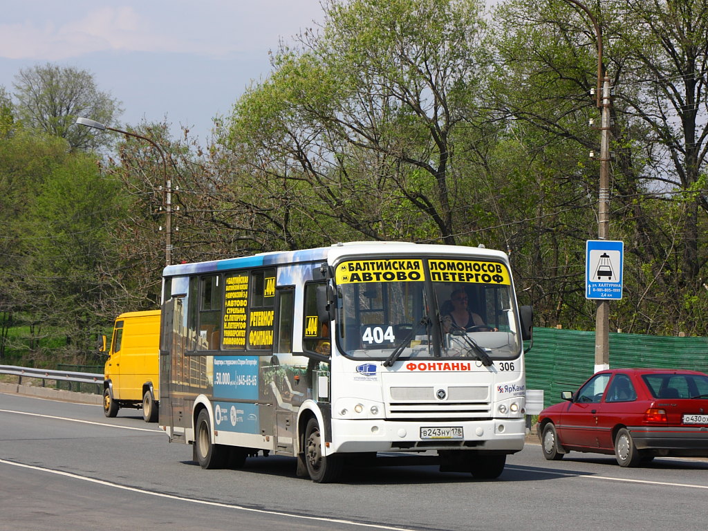 Санкт-Петербург, ПАЗ-320412-04 № 306