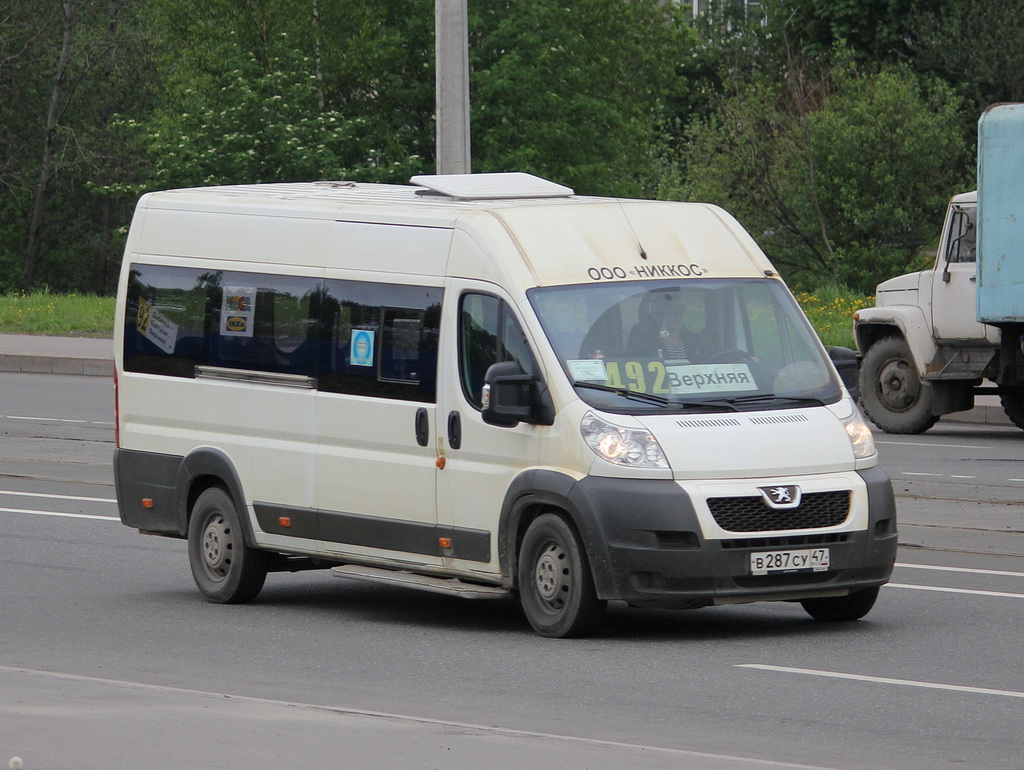 Ленинградская область, IRITO Boxer L4H2 (Z8P) № В 287 СУ 47