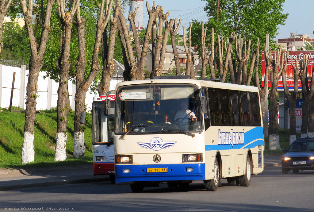 Свердловская область, ЛАЗ-4207JT "Лайнер-10" № ВУ 115 66