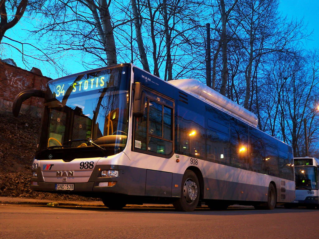 Литва, MAN A21 Lion's City NL273 CNG № 938